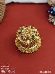 Antique Unique Style Round Shape Sindoor Box