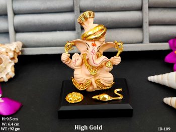 Modakpriya Ganesha with His Mouse