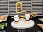 High Gold Shiv Trishul Hand Rudraksh Mala & Shivling For Gift Idol