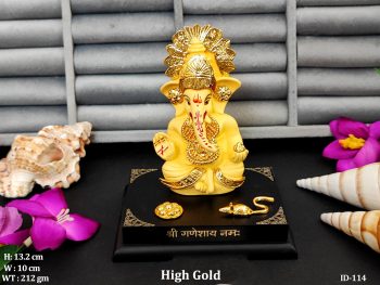 Shree Ganesh Maharaj Seated in Royal Radiance