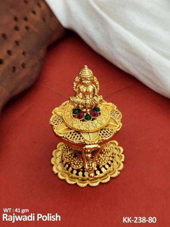 Temple Desigen Antique Sindoor Box