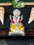 Bright Ganesha Idol in Yellow Dhoti & Red Angavastra