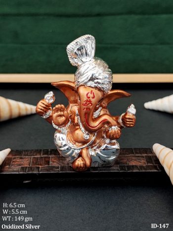 Designer Pagdi Ganpati Statue for Gifting & Decor