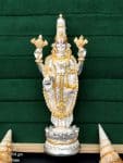 Divine-Tirupati-Balaji-Statue-in-Silver-&-Gold-Ideal-for-Auspicious-Pooja-Décor-ID-163GOS-MR