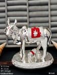 Gau-Mata-and-Calf-Idol-with-Intricate-Work-Vastu-Decorative-Showpiece-for-Peace-&-Prosperity-ID-165RU-MR