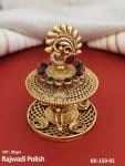 Classic Temple Inspired Sindoor Box for Pooja