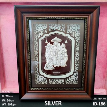 999 Silver Ram Sita Lakshman Hanuman Led Frame