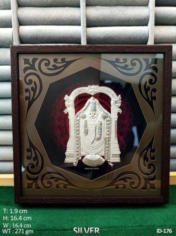 999 Silver Tirupati Balaji frame