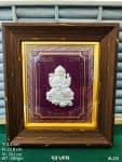 Ganpati Shubh Labh 999 Pure Silver Frame