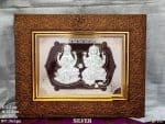 Lakshmi Ganesh 999 Silver Divine Frame