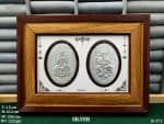 Laxmi Ganesh Prosperity 999 Silver Frame
