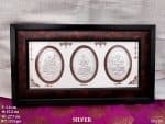 Saraswati Lakshmi Ganesha 999 Silver Frame