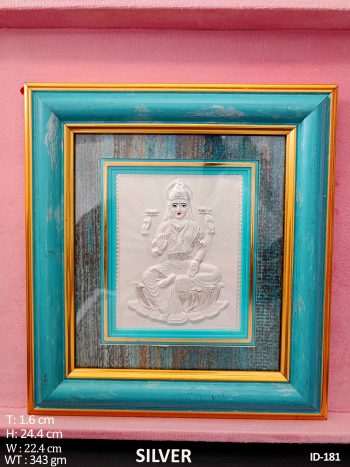 Silver Lakshmi Colored Grace 999 Silver Frame